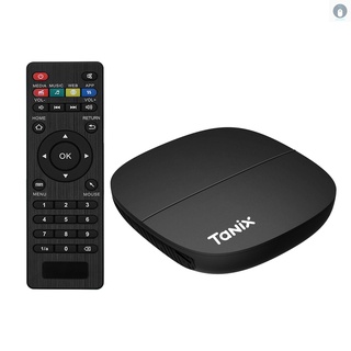 Caja de Tv pcho Tanix A3 Android 10.0 Allwinner H313 Cortex-A53 1gb/8gb 2.4g Wifi 100 M Lan H.265 Vp9 decodificación Hd Media playera Set Top Box