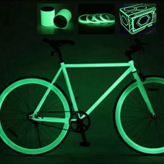 Cinta luminosa verde que brilla en la oscuridad cinta de seguridad (1)