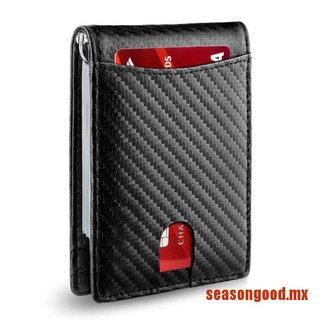 SONGO Minimalist Slim Wallet for Men with Money Clip RFID Blocking Front Pocket (1)