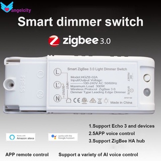 angelcity2 Tuya Zigbee Smart Módulo Interruptor Regulador De Luz Controlador De Automatización Del Hogar Y Control De Voz angelcity2