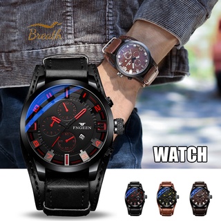 reloj de cuarzo para hombre con correa mate grande dial profundo impermeable moda multifunción reloj regalos para hombres