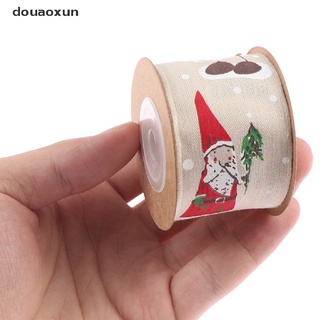 douaoxun 3 rollos de navidad copo de nieve con cable cinta cinta regalo embalaje envoltura craft mx