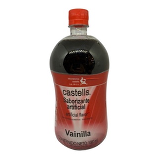 Saborizante De Vainilla Castells Botella De 1 L
