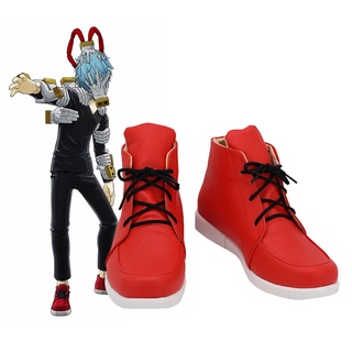 en stock boku no my hero academia shigaraki tomura cosplay zapatos rojos botas de anime disfraces accesorios con cordones zapatos casuales (1)
