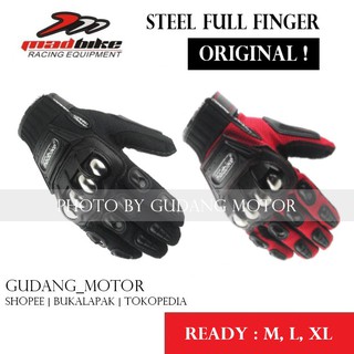 Madbike guantes de hierro mad10b negro ORIGINAL - glover mad bike - guantes de motocicleta de hierro