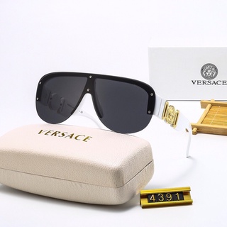 Gafas de sol Versace de lujo para mujer, marca de diseñador, Color degradado, lentes clásicas, moda UV400