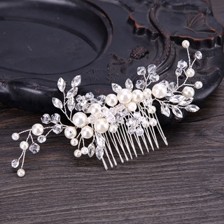 gabrielle dulce joyería para las mujeres accesorios de boda accesorios de moda novia flor peine horquillas tocados perlas elegantes/multicolor (4)