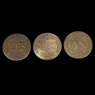【CheeseVery】 Yes or No Lucky Decision Coin Bronze Commemorative Coin Retro Collection Gift [MX]