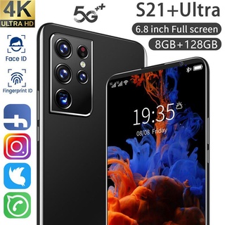 [ZY] Celular Samsung S21 + Ultra Smartphone 6.8 Pulgadas 8 Gb Ram 128 Rom