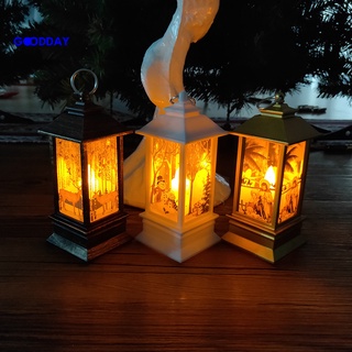 goodday luz de noche realista de aspecto único patrón de plástico alimentado con pilas de navidad lámpara decorativa para el hogar (6)