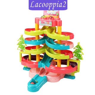 [LACOOPPIA2] Pelota diapositiva pista de juguete bloque de construcción pista de carreras juego de niños (8)