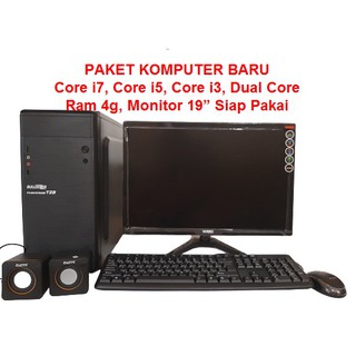 Nuevo paquete de computadora INTEL CORE I3 SOCKET 1155, Computer CORE i5, RAM 4G HDD 500G LED 19 "nuevo)