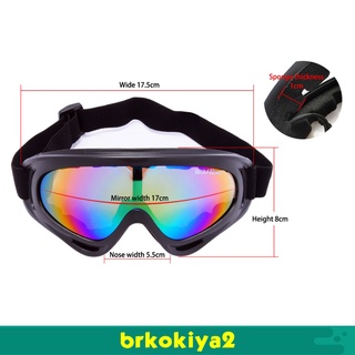 [brkokiya2] gafas de skate de snowboard para esquí, motocicleta, todoterreno, gafas de ciclismo