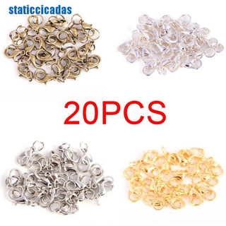 [Static] 20 unids/Set de broches de langosta de aleación para hacer joyas de garra, collar de bricolaje, pulsera [my]
