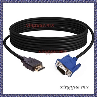 cable convertidor compatible con hdmi a vga para pc/laptop/adaptador de alta resolución [~~o( kereta_ kereta)o~~]