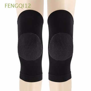 fengqi12 1 pares de rodilleras elásticas para rodilla, rodilleras, nylon, accesorios deportivos, artritis, antideslizante, fitness, cálido, rodillera, multicolor