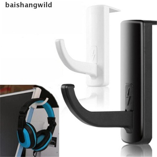 bwmx 2 piezas soporte para auriculares de pared pc monitor soporte duradero accesorios de auriculares bww
