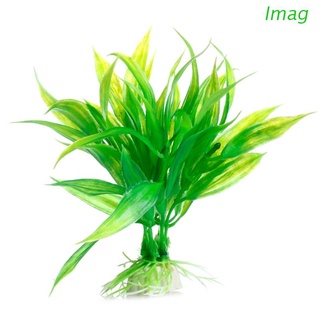 Imag Planta De acuario De Plástico Verde Artificial Para decoración De acuario
