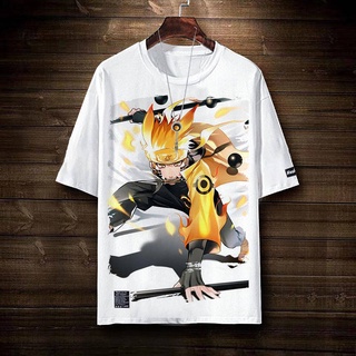 Verano Naruto INS Camiseta De Manga Corta Masculina Tendencia Estudiante Fondo Personalizado Ropa Media Japón anime