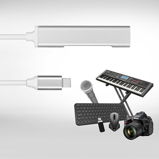 Cable De Carga USB OTG Para Cámara Para iPhone X XR/Xs 11 Pro Max + = (4)