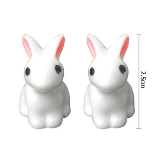 home & living resina sintética pintada a mano mini conejo adorno miniatura figura modelo (6)