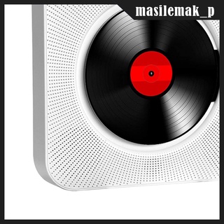 casa bluetooth cd reproductor de música montaje en pared usb tf aux entrada au plug (1)