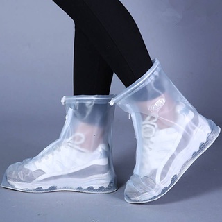 engrosado antideslizante resistente al desgaste cubiertas de zapatos hombres y mujeres al aire libre de viaje botas de lluvia estudiante zapatos de agua cubre lluvia y nieve anti-incrustante zapatos de lluvia cubiertas