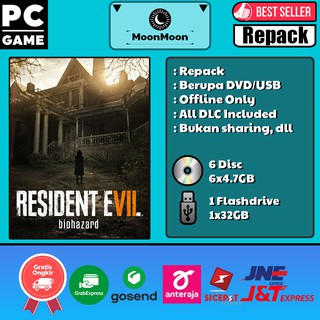 Resident Evil 7 Biohazard All DLCs DVD PC portátil (1)