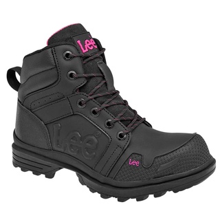 Lee Zapato industrial para mujer negro, casco de acero, código 104660-1