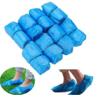 cactu 100 pzs/juego de botas de plástico desechables/cubiertas de zapatos impermeables útiles (6)