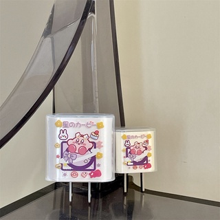 Lindo Cabeza De Carga Caso Protector USB Suave TPU Cubierta De Dibujos Animados Transparente Kuromi Melody Helloy Kitty Cargador Protectora Para Apple 5W 18W/20W (7)