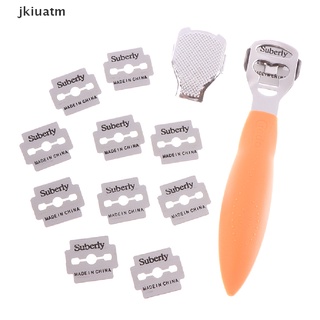 jkiuatm 1 Set Foot Care Pedicure Callus Remover Hard Dry Skin Shaver Scraper Rasp Kit JA (1)