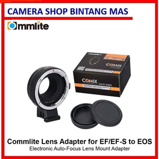 Adaptador de lente commlite para Canon EF/EF-S a EOS M-Mount AF Mount