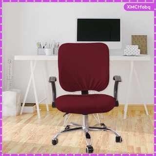 [Ready Stock] Fundas de asiento de oficina, silla giratoria de polister, silla elstica, silla giratoria