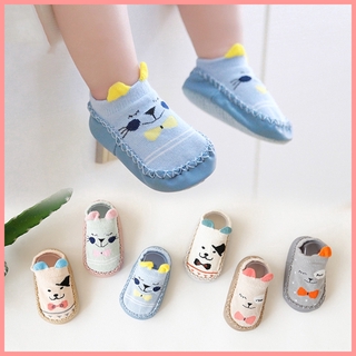 Zapatos / calcetines de bebé de algodón lindo para niños pequeños 6-24 meses unisex