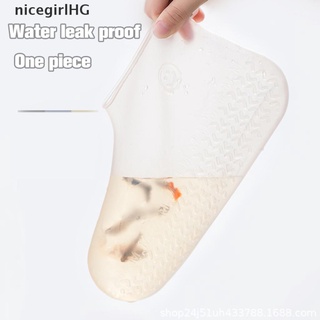[NicegirlHG] Silicone Material Boots Shoe Cover Waterproof Unisex Shoes Protectors Rain Boots Recommended