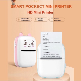 Mini portátil para teléfono móvil inalámbrico Bluetooth impresora térmica foto etiqueta impresora de papel impreso hoja (6)