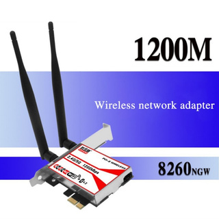 Doble banda 5Ghz WiFi adaptador Bluetooth 5.0 9260NGW 802.11ac 1730Mbps PCI-E tarjeta de red (8)