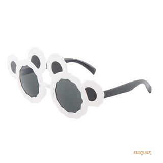 iq gafas oscuras para niños, gafas de sol anti-uv en forma de oso para bebé