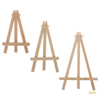 defin Natural Wood Mini Easel Frame Tripod Display Meeting Wedding Table Number Name Card Stand Display Holder Children Painting Craft