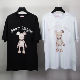 Hot sale PA Palm Angels T-Shirts ready stock High quality cartoon Mickey print loose cotton short-sleeved T-shirt top For Women/Men