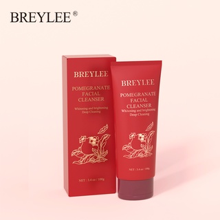 Breylee rojo granada limpiador Facial blanqueamiento hidratante espuma lavado Skincare100g (1)