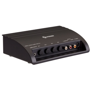 Switch ABCD de audio y video, con conectores RCA y S-Video Steren