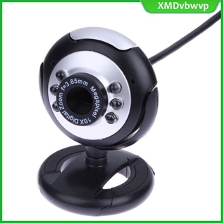 [vbwvp] cámara web portátil usb 2.0 con clip de rotación de 360 grados con micrófono para pc, video, transmisión en vivo, juegos de conferencia