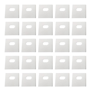 25 juegos de pestañas de reparación de persianas verticales claras - 50 pestañas totales (25 conjuntos) pqmx