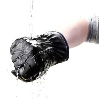 Roomcor 1 Par guantes De cuero Sintético a prueba De agua antideslizantes/guantes Para Motociclista/Motocicleta/invierno (9)