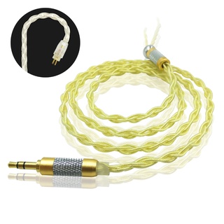 hifulewu JCALLY Wear-resistant Golden Plated Braided Headphone Cable with B/C/MMCX Pin (2)