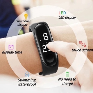 m3 led reloj de pulsera led electrónico deportivo relojes hombres mujeres relojes de moda digital relojes de silicona correa reloj de pulsera