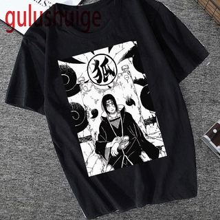 Qqjapanese Camiseta Casual de Anime Naruto Akatsuki Sasuke para mujer (7)
