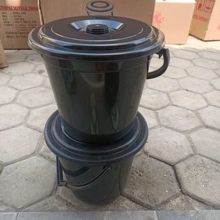 Cubo de pepino negro 3 galones + tapa 11 litros Tasyukize/agua, slametan/Vegetry/escalada